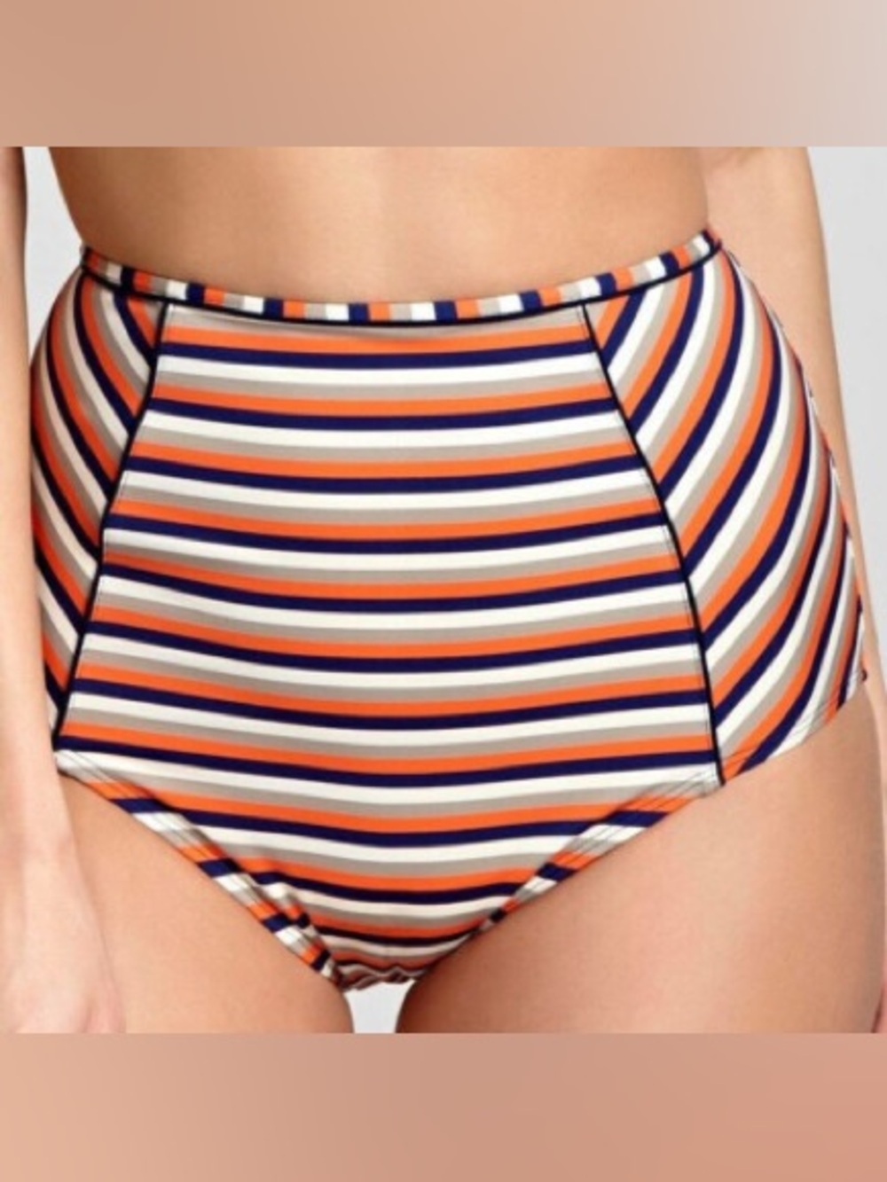 Panache Swim Summer High Waisted Bikini Bottoms size small